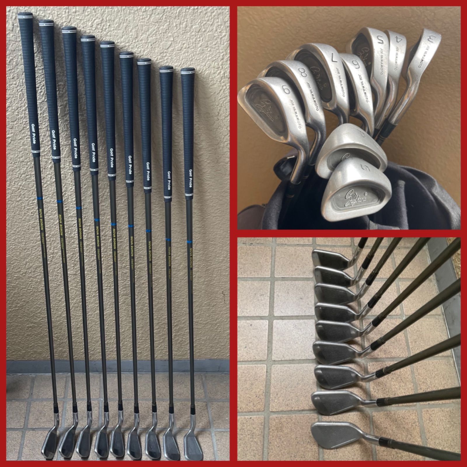 57-1910-5 再入荷 み アイアンセット 杉原輝雄モデル JOE 名器 ボロンシャフト Rフレックス 操作性の良いやさしいアイアンです 3〜9 Pw Sw 9本セット