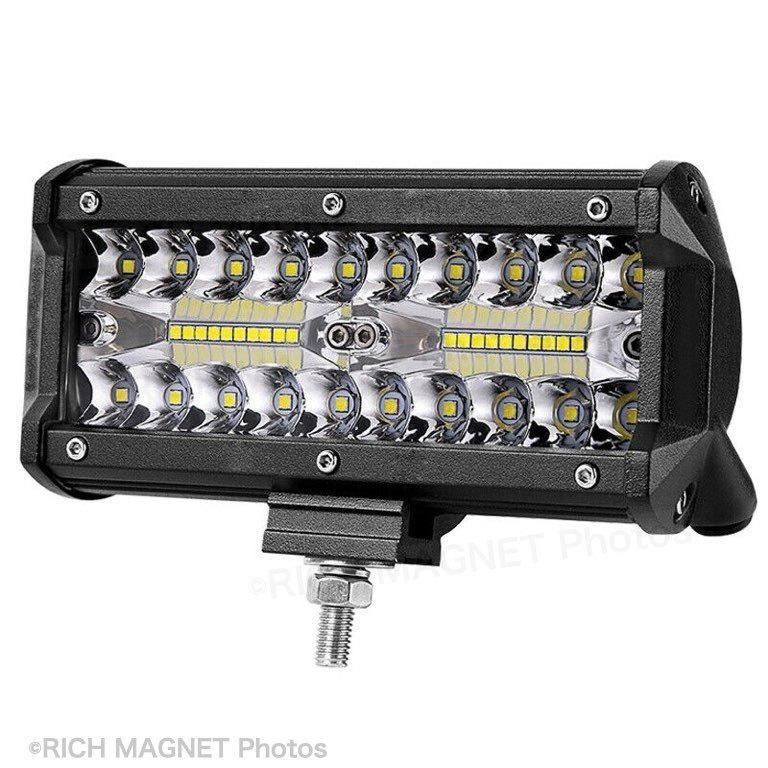 ワーク ライト 120w 240w LED 防水 フォグ ランプ 12v-24v 作業灯 2個 ガレージ トラック ヘッド 投光器 ランクル デッキ ライト - メルカリ