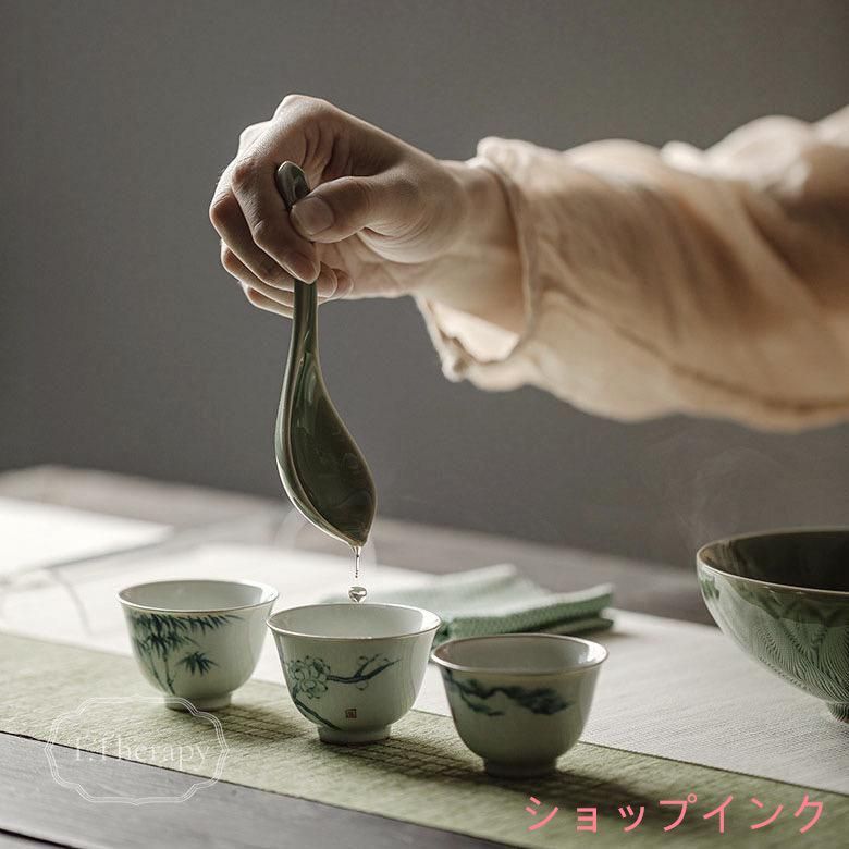 碗のお茶淹れ 茶碗＋蓮華