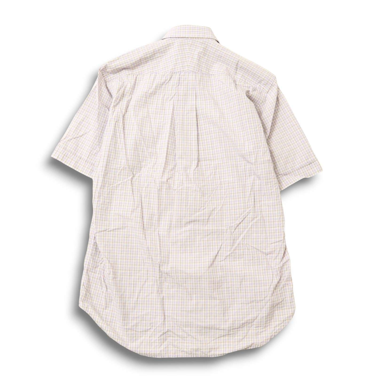 Dunhill ダンヒル 春夏 ロゴ刺繍☆ 半袖 チェック シャツ Sz.S