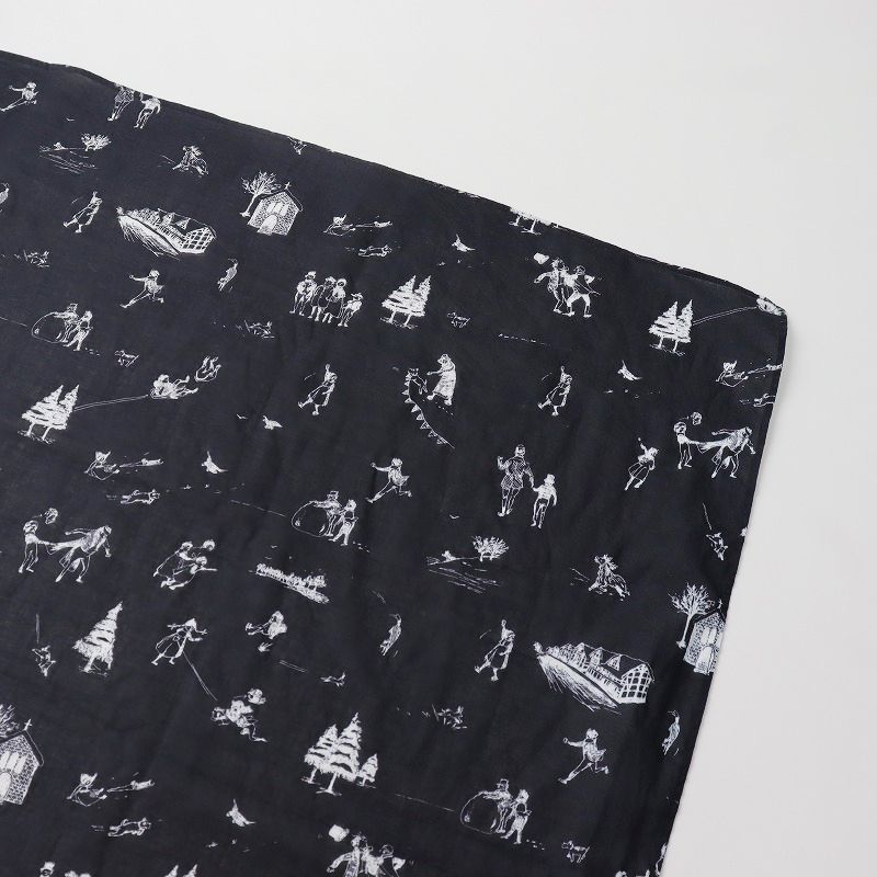 美品 オールドマンズテーラー R&D.M.Co- WEEKEND HILL GAUZE SHAWL