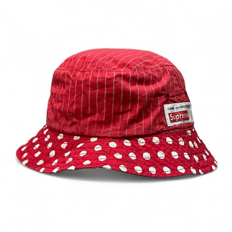 コムデギャルソンシャツ Supreme コラボ　バケットハット シュプリーム Supreme x Comme des Garcons SHIRT シュプリーム