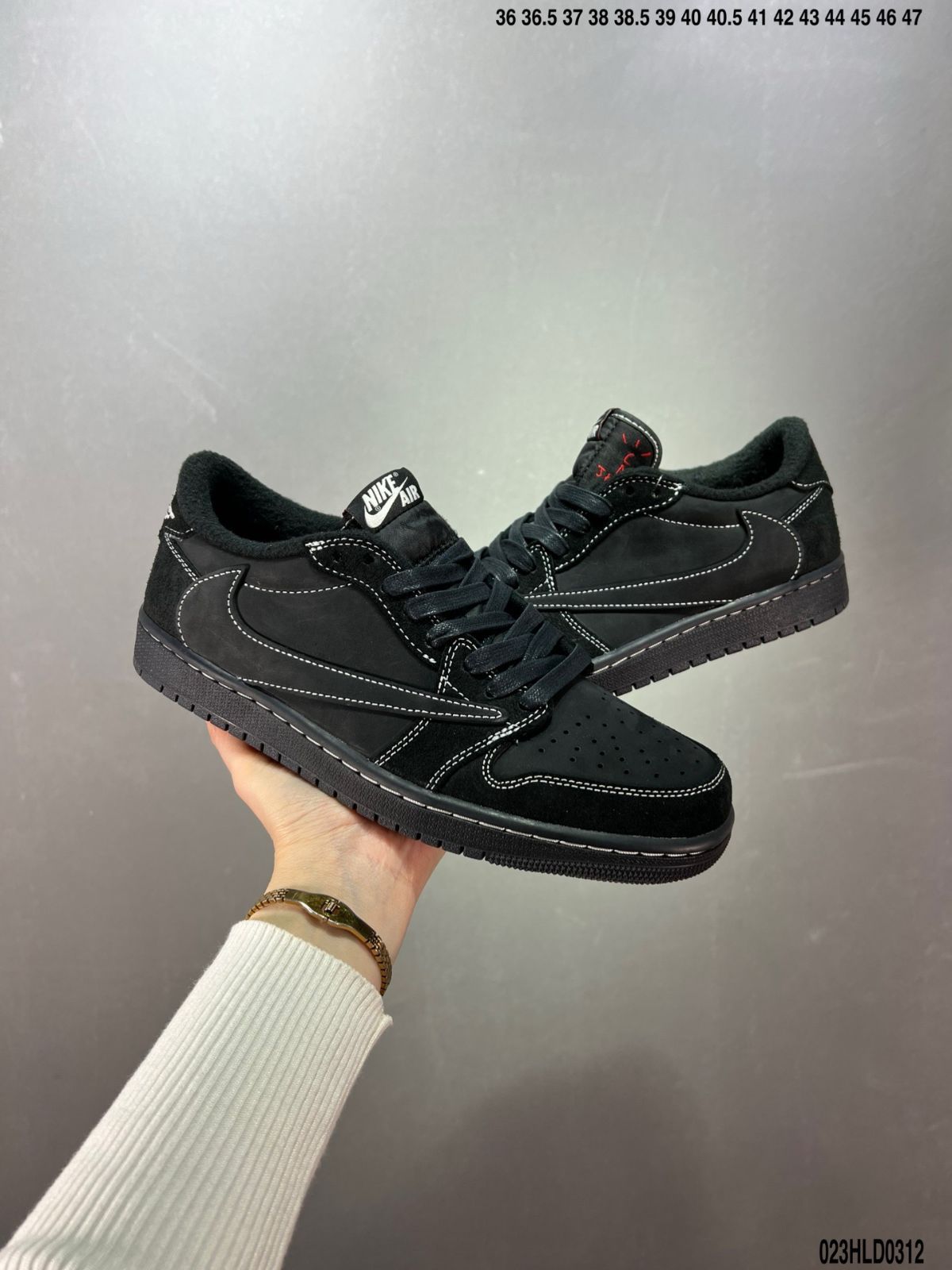 ✨大特価✨新品 ナイキ Air Jordan 1 x Travis Scott Retro Low OG SP ブラック ファントム