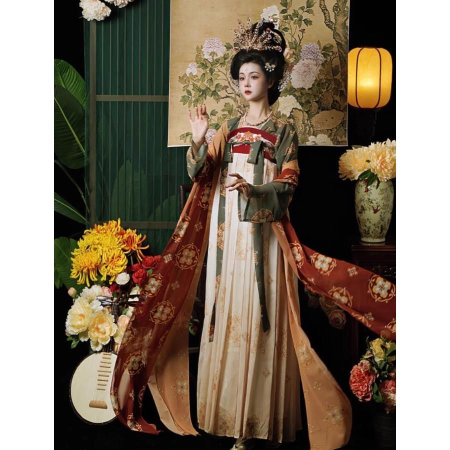 漢服 振袖羽織付き