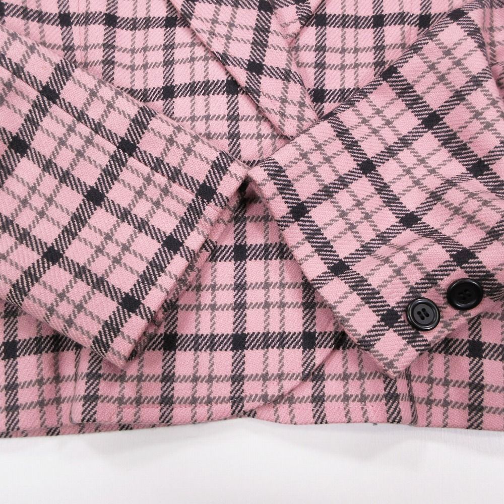 Vintage NINA RICCI ニナリッチ チェック柄 ダブル クロップド
