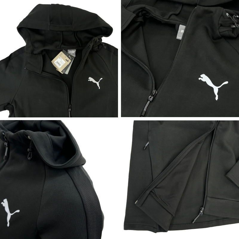 プーマ スウェット 上下 メンズ パーカー トレーニングウェア エボ