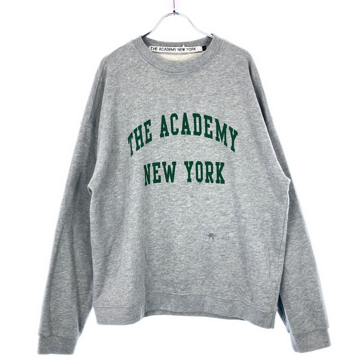 THE ACADEMY NEW YORK ザ アカデミー ニューヨーク 21SS CREW NECK クルーネックスウェットトレーナー 21070510001310 グレー L IT7Q7Y7DIERQ THE ACADEMY NEW YORK ザ アカデミー ニューヨーク 21SS CREW