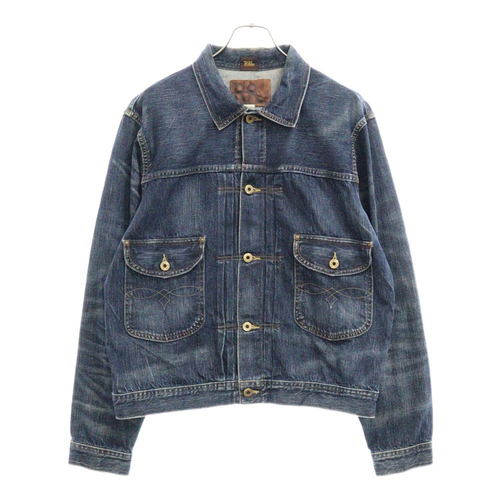 RRL (ダブルアールエル) Cowboy Denim Jacket カウボーイデニムジャケット Gジャン インディゴ 782774907001 -  メルカリ