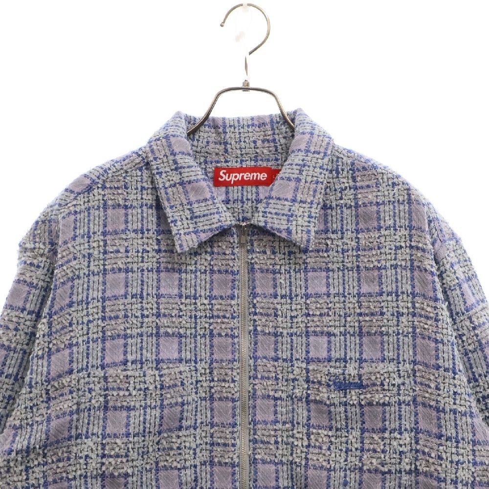 Supreme シャツジャケット SUPREME (シュプリーム) 24AW Boucle Zip Up Shirt ブークレ
