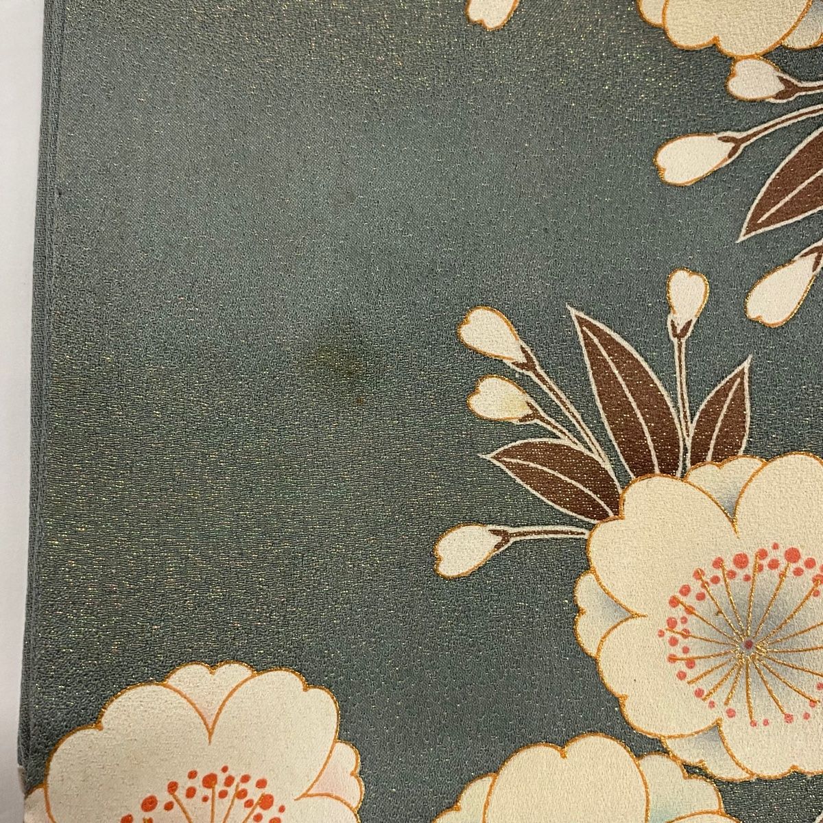 上腕二頭筋  (浅葱色 桜柄 振袖 身丈167) 桜 / 縁 -enishi-