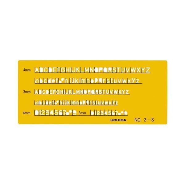 まとめ 内田洋行 英字数字定規 No.2-S 1-843-1012〔×30セット〕