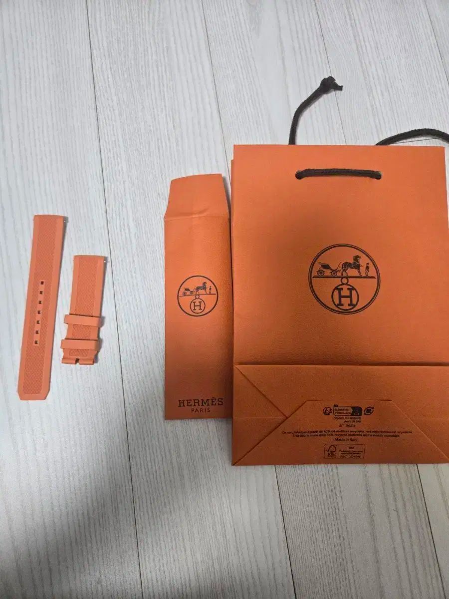 H08 Hermes 時計 ストラップ オレンジ