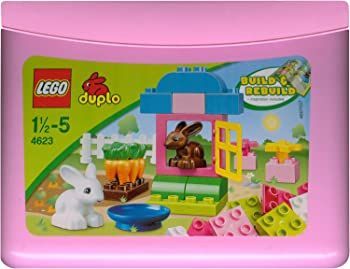 【中古】(非常に良い)レゴ (LEGO) デュプロ 基本セット ピンクのコンテナ 4623
