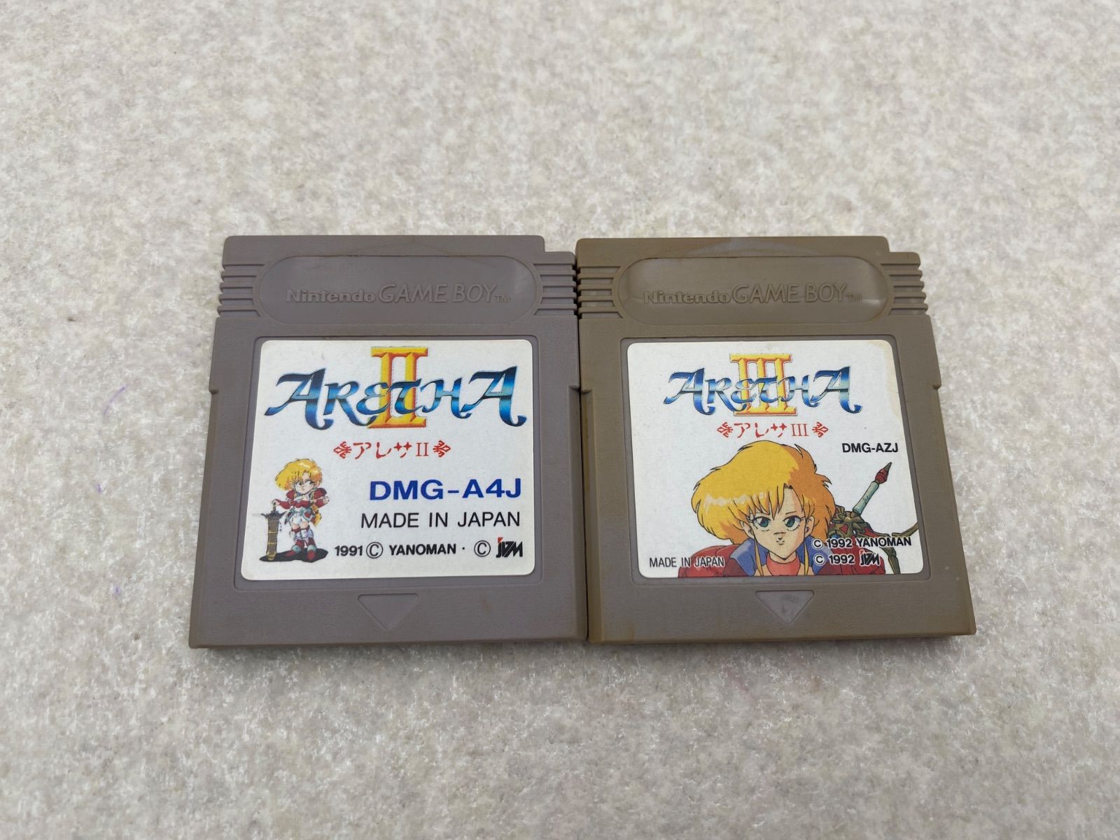 【ゲームボーイ】アレサ 1,2,3セット アレサ123 セット ゲームボーイソフト - メルカリ