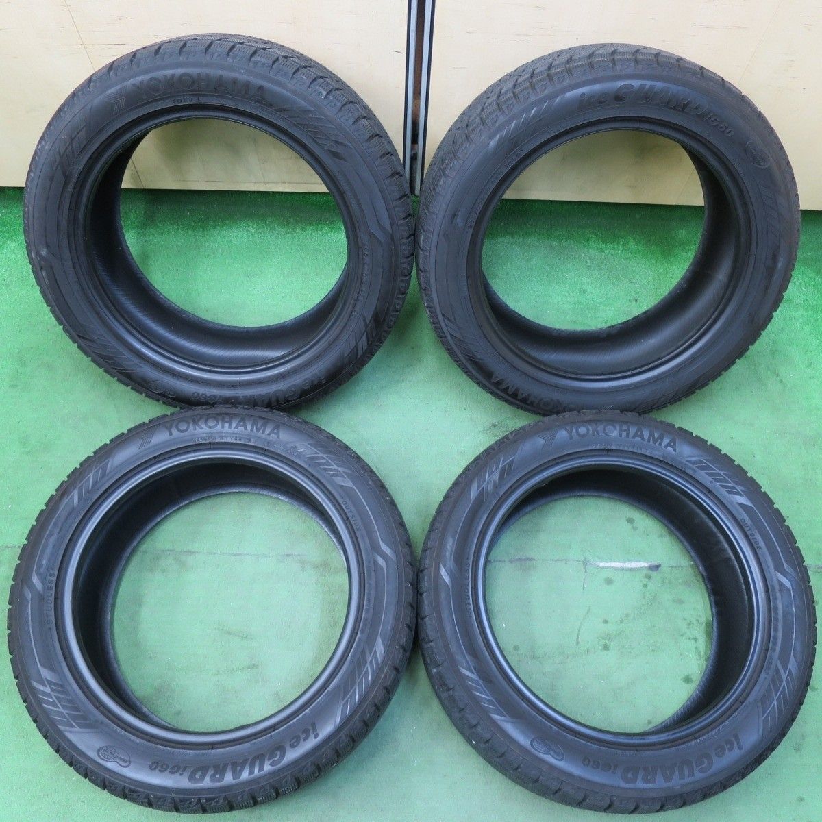 235/50R18 ヨコハマスタッドレスタイヤ　バリ溝アイスガードアルファード バリ溝！9.5分☆スタッドレス 235/50R18 ヨコハマ アイスガード iG60