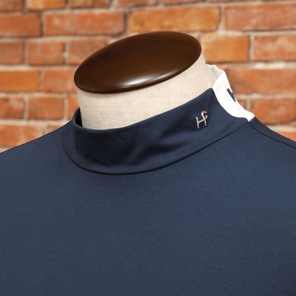 Heal Creek - coco 未使用品 ヒールクリーク HEAL CREEK メンズ 長袖シャツ 50(L) 紺 ネイビー ハーフジップ Heal Creek - coco 未使用品 ヒールクリーク HEAL CREEK メンズ