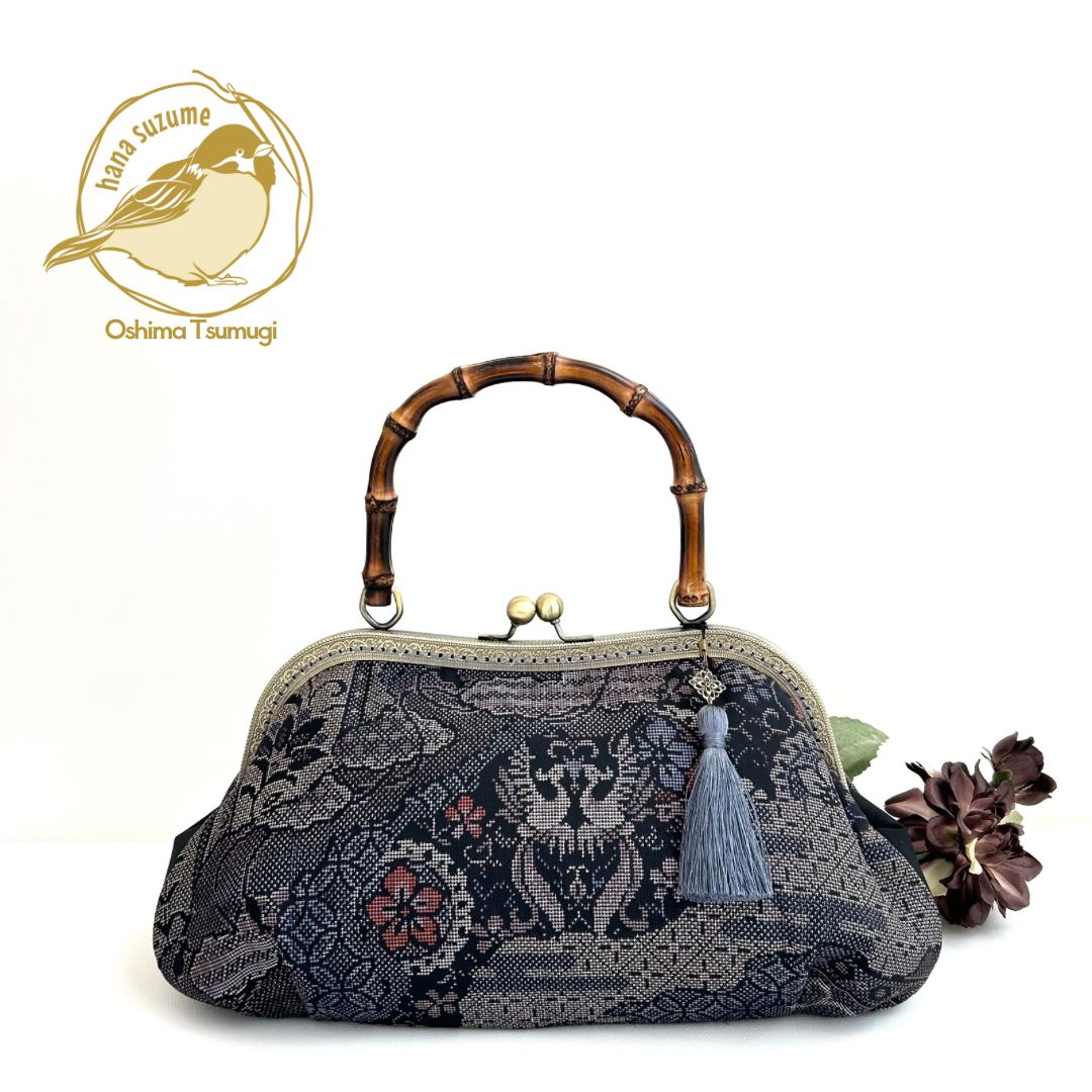 フラワースタッズミニトラッカーウォレット ハトメ小判カン付き USA製