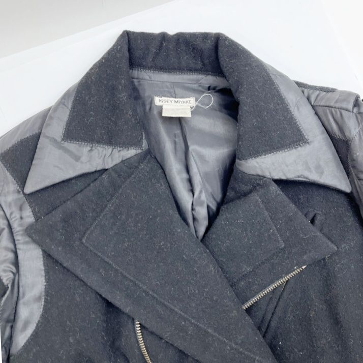 ISSEY MIYAKE　イッセイミヤケ ライダースジャケット 黒 ブラック ISSEY MIYAKE ライダースジャケット TYPE-S BASICS \u2013