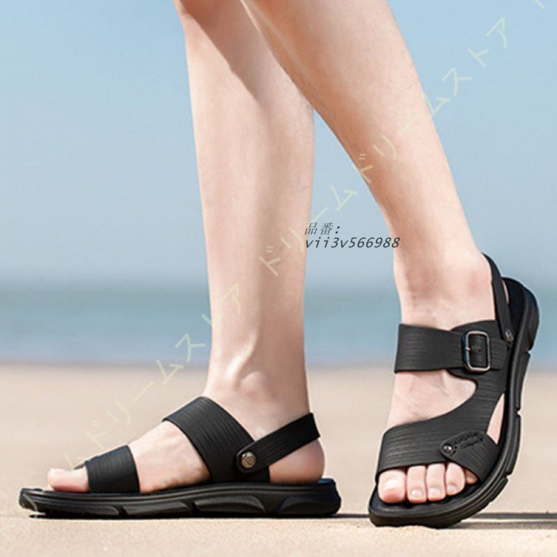 サンダル さんだる メンズ スポーツサンダル 厚底 ビーチサンダル 履き心地 ファッションサンダル バックストラップ スリッパ アウトドアサンダル サンダル 革  vii3v566988