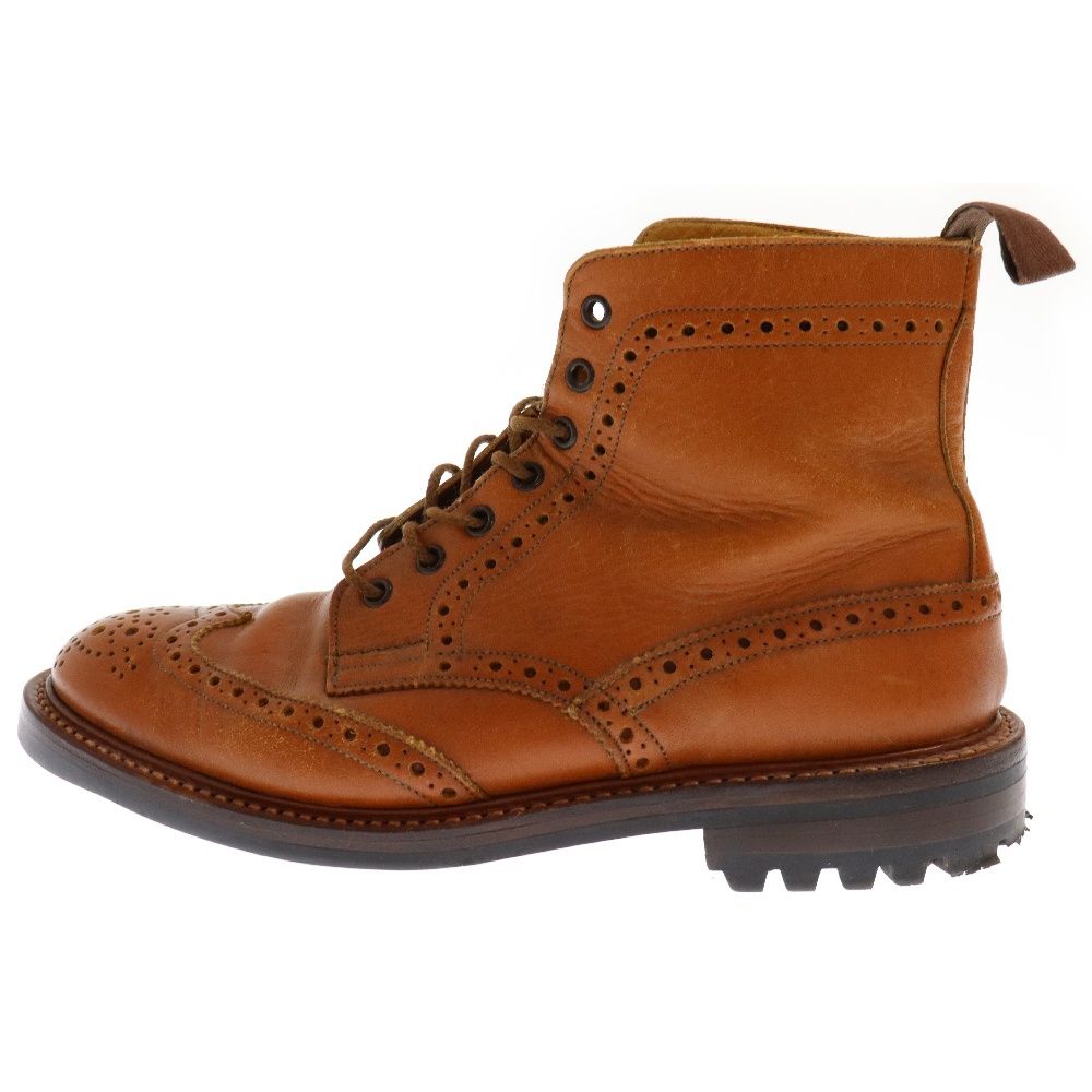 Tricker's (トリッカーズ) ×KATHARINE HAMNETT MALTON COUNTRY BOOTS キャサリン ハムネット モールトン カントリー ブーツ ウィングチップ ブラウン 2508