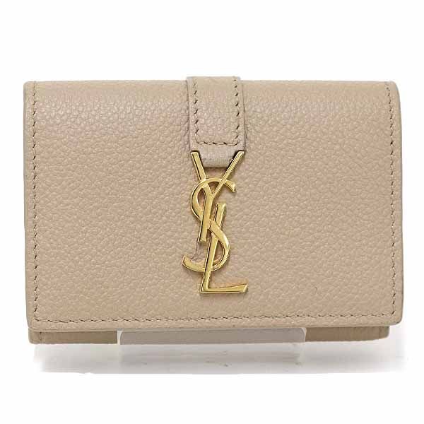 ⭐️極美品⭐️サンローラン　YSL　タイニーウォレット　三つ折り財布　カサンドラ サンローラン YSL タイニーウォレット 三つ折り財布 カサンドラ