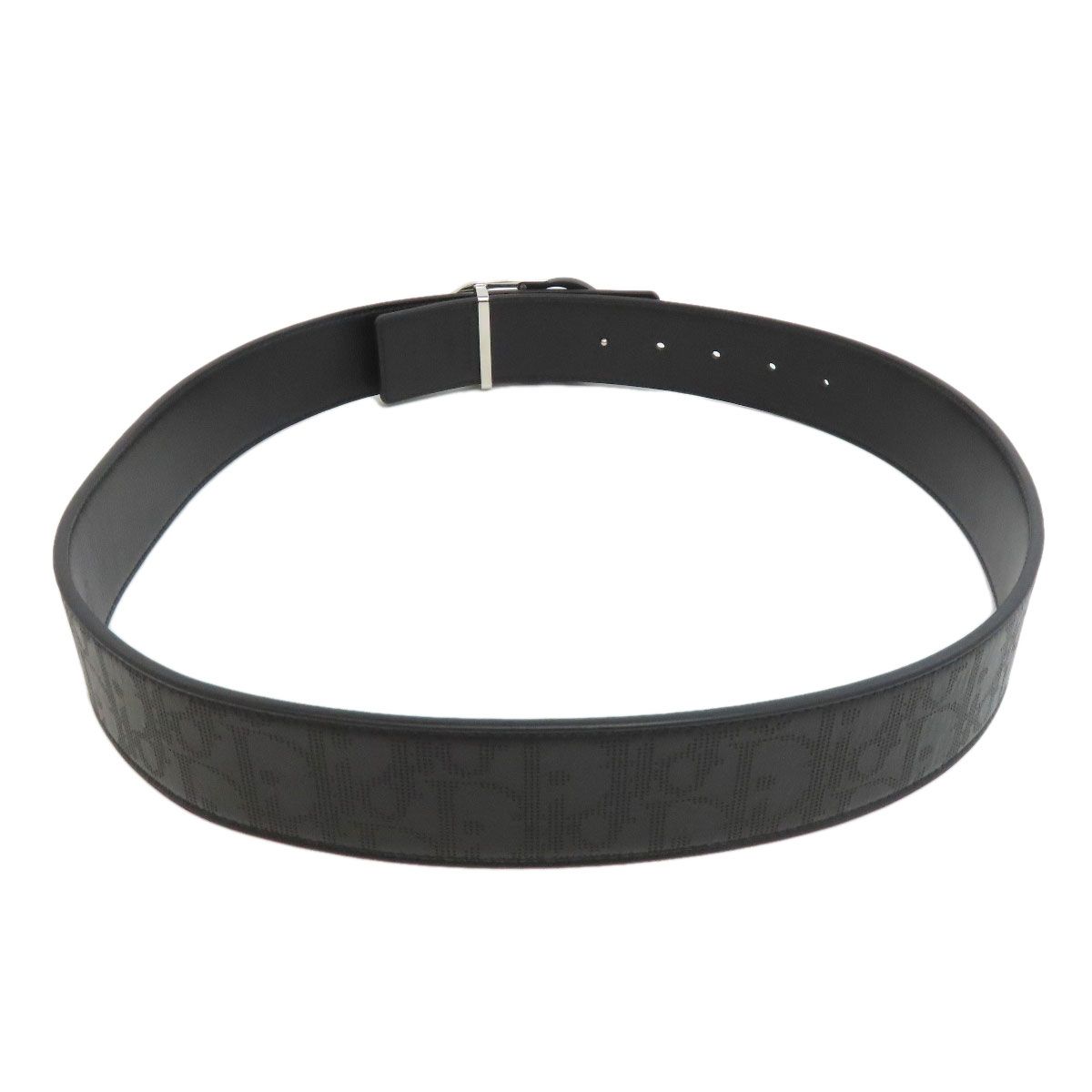 Dior　ディオール ベルト トロッター柄 Dior ディオール トロッター柄 CD金具 キャンバス/レザー ベルト