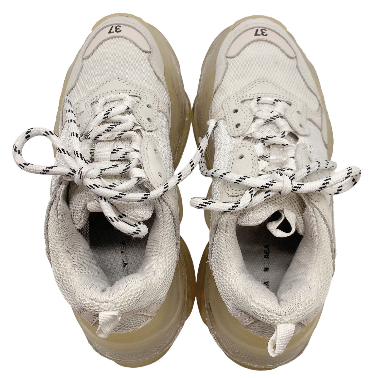 BALENCIAGA Triple S クリアソール 37 バレンシアガ トリプルエス クリア ソール (w) 37 バレンシアガ
