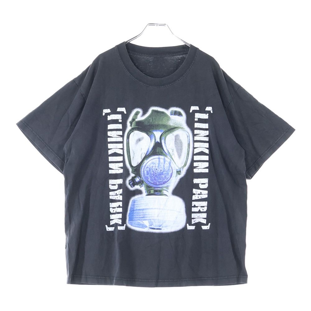 VINTAGE ヴィンテージ 90s LINKIN PARK METEORA GAS MASK TEE リンキンパーク ガスマスク 両面プリント半袖Tシャツ カットソー ブラック