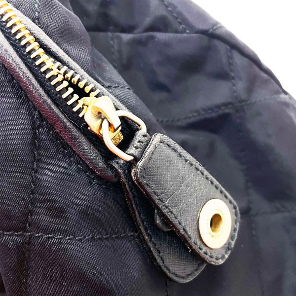 美品】PRADA チェーンショルダーバッグ ナイロン 三角プレート