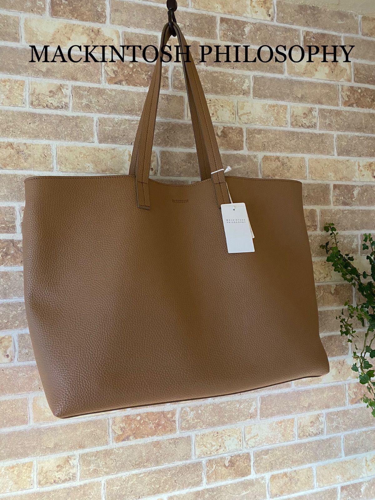 新品未使用 MACKINTOSH PHILOSOPHY マッキントッシュ トートバッグ 