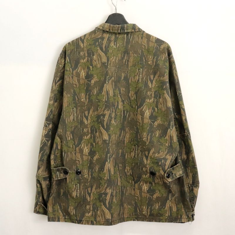 90's リアルツリーカモ BDUジャケット 総柄 アウトドア ミリタリー XL 90s USA製 vintage U.S.ARMY リアルツリーカモ BDU ミリタリー