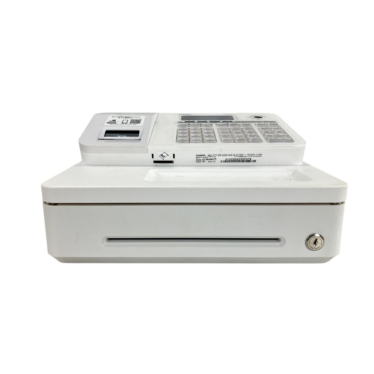 CASIO SR-S200-WE 電子レジスター ホワイト レジ 店舗用品 カシオ 中古