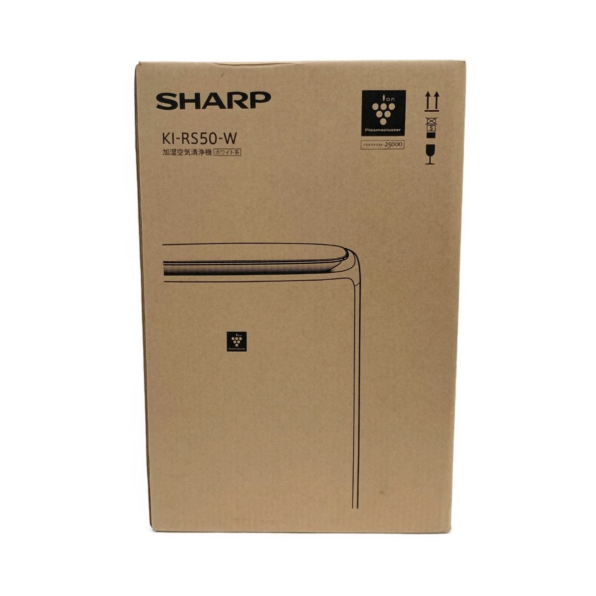 〇〇SHARP シャープ 加湿空気清浄機 ラズマクラスター 25000 KI-RS50-W