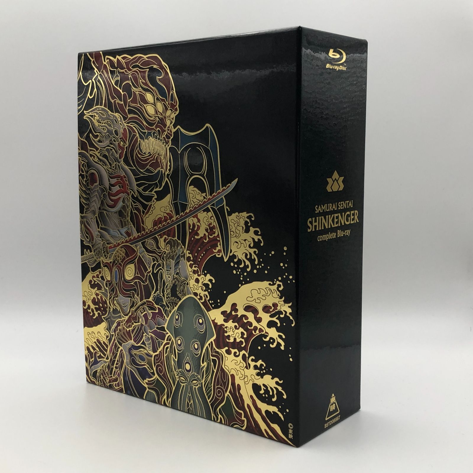 城東17-032 スーパー戦隊シリーズ 侍戦隊シンケンジャー コンプリートBlu-ray 収納BOX付き 全3巻セット