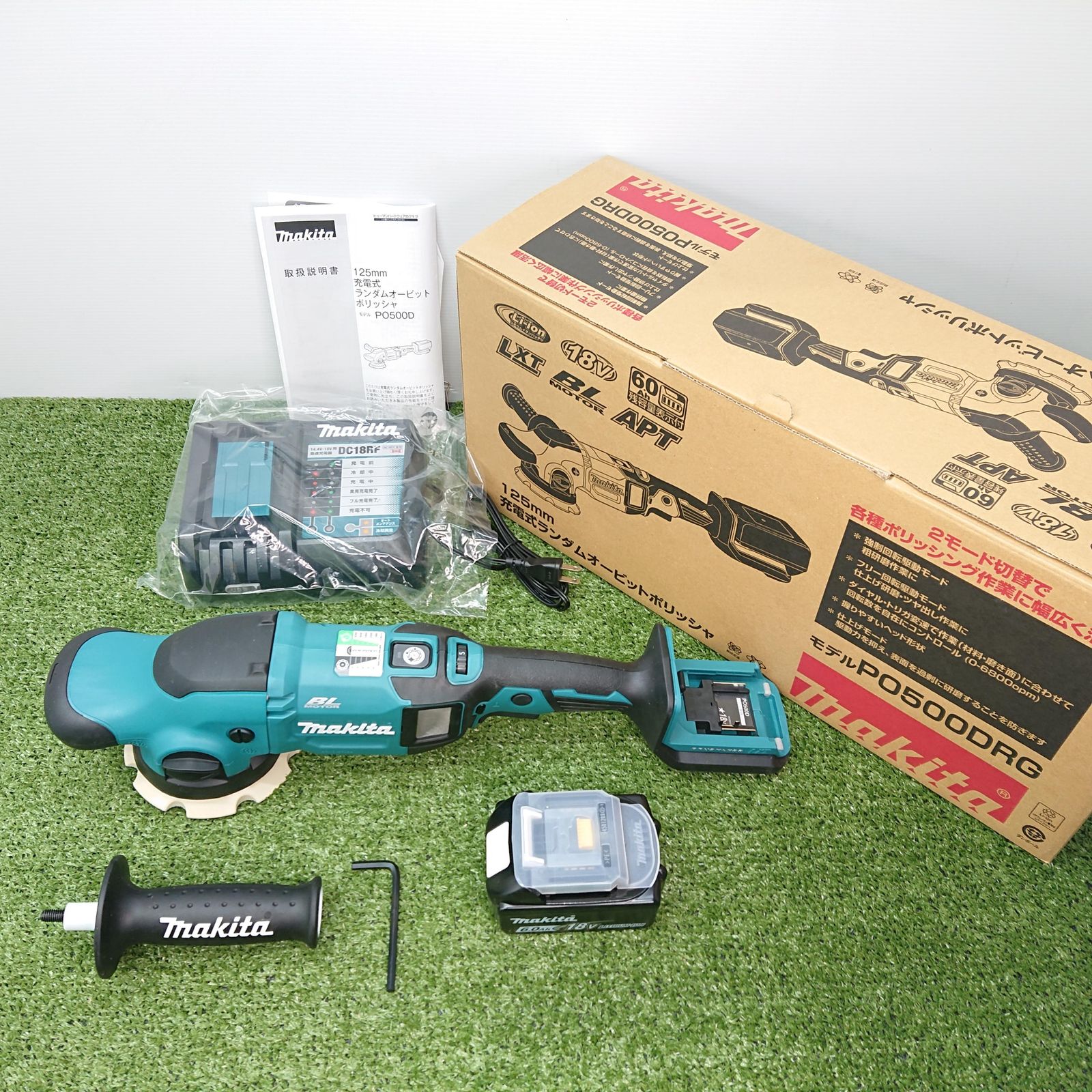 ♥品 マキタ PO500DRG 125mm充電式ランダムオービットポリッシャー 18V 6.0Aｈ