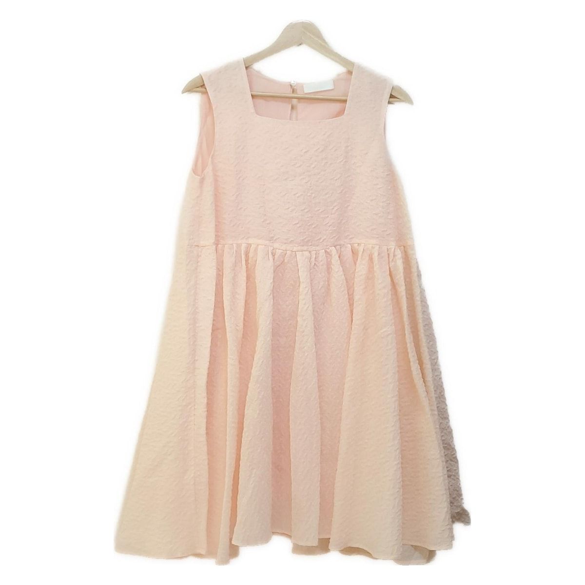 Merlette マーレット ワンピース レディース - ピンク ノースリーブ|ひざ丈