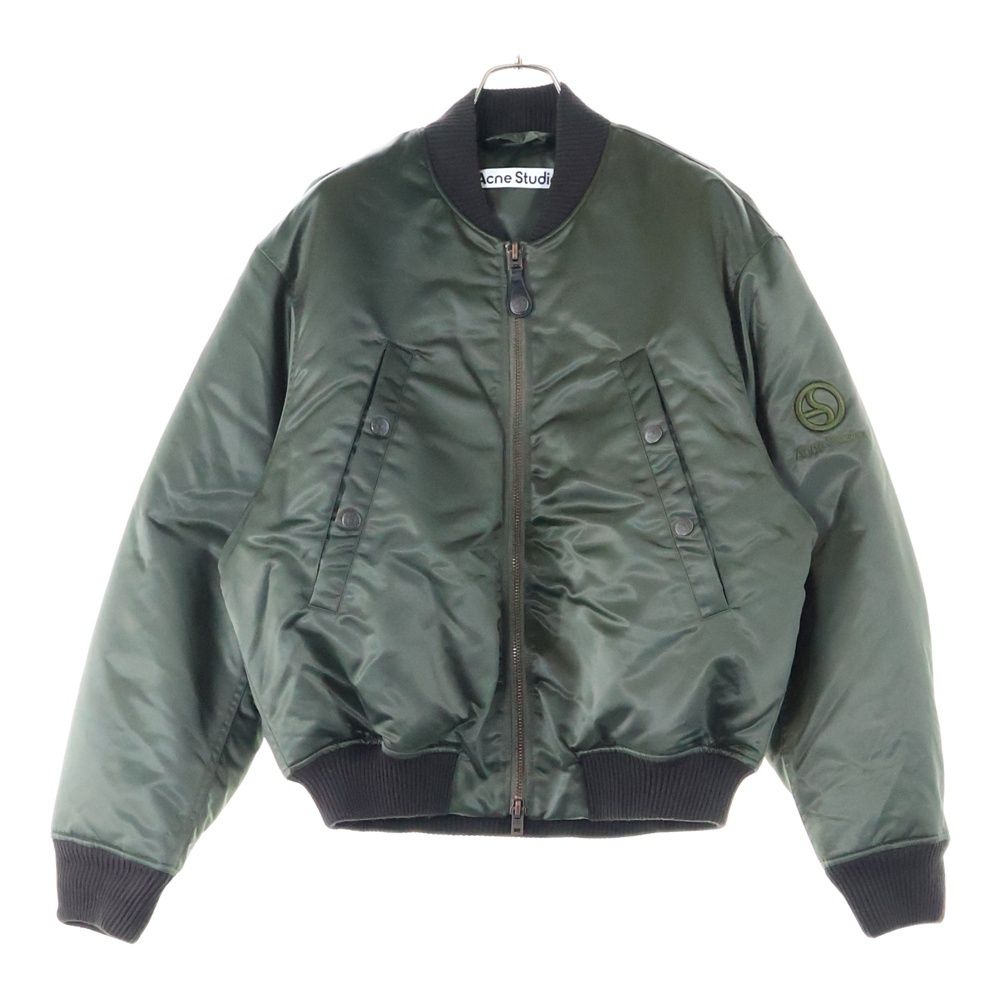 Acne Studios アクネ ストゥディオズ Bomber Jacket B90819 ロゴグラムボンバージャケット グリーン