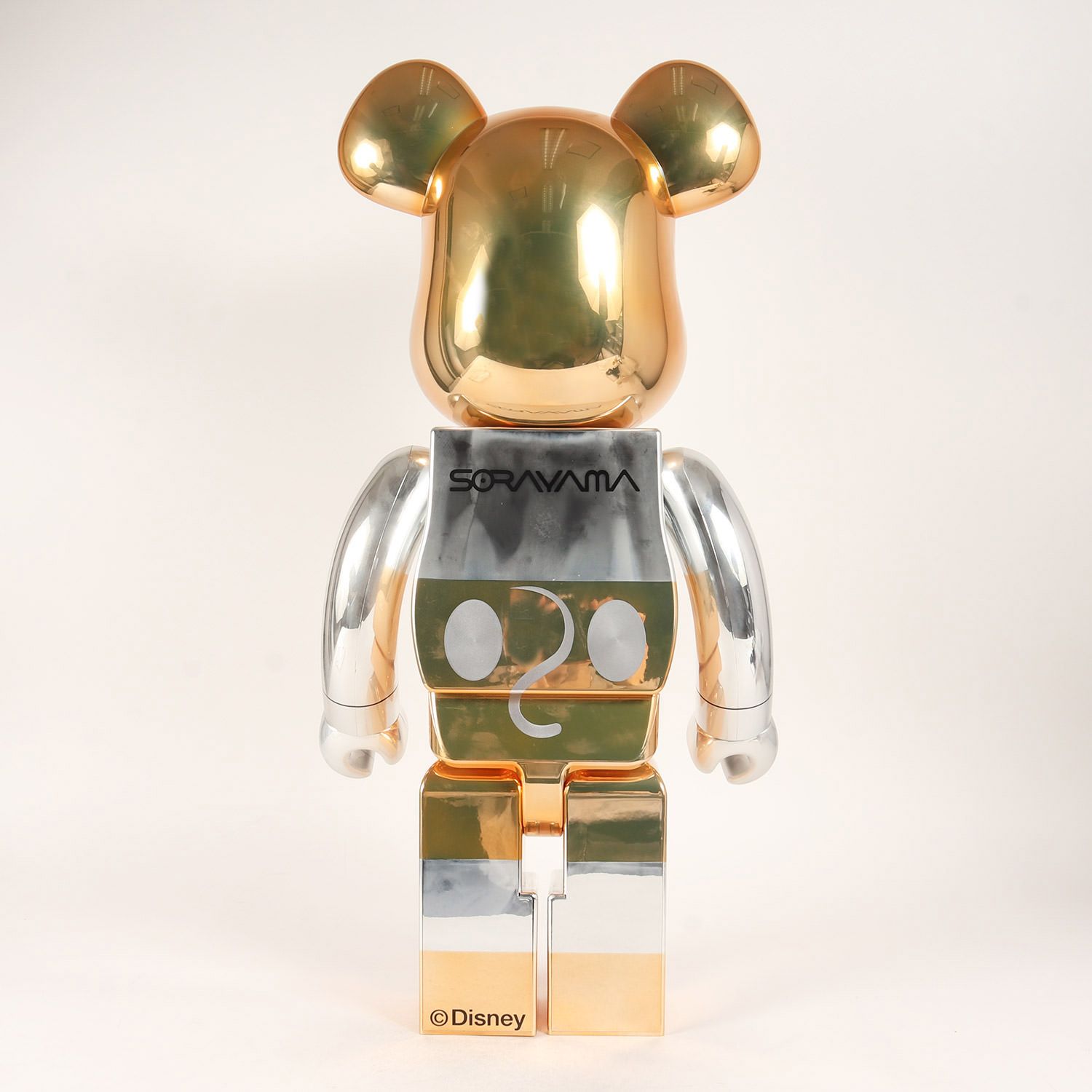 MEDICOM TOY - 新品同様 MEDICOM TOY メディコムトイ 2019年モデル 2Gオープン記念 Disney SORAYAMA BE@RBRICK FUTURE MICKEY 1000％ ゴールド シルバー 1000% ディズニー コラボ【メンズ】 TOMY Medicom Dhyp FUTURE MICKEY GOLD ver. Disney Hajime