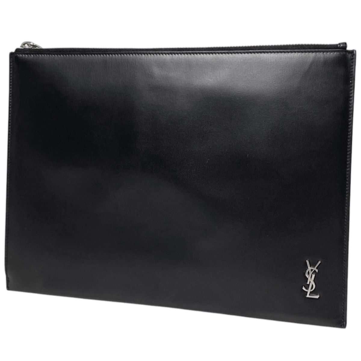 極美✨ サンローラン YSLロゴ クラッチバッグ レザー 黒 セカンドバッグ 楽天市場】美品 YVES SAINT LAURENT イヴ サンローラン クラッチ