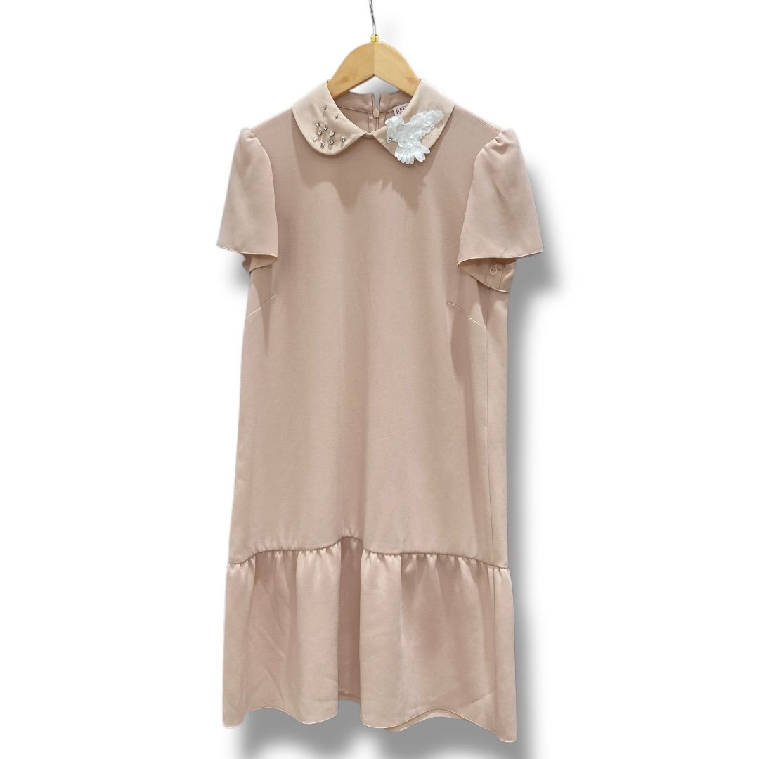 未使用 RED VALENTINO 白襟 ワンピース ハート ドレス 40 - メルカリ