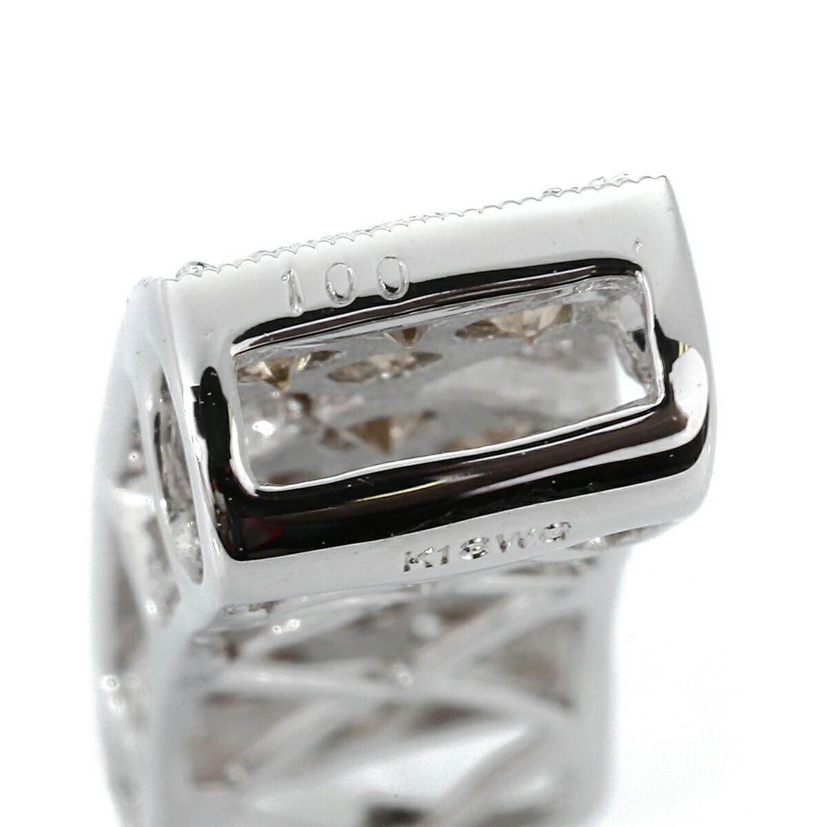 ブラウンダイヤ ペンダントトップ ダイヤモンド 1ct K18 中古  