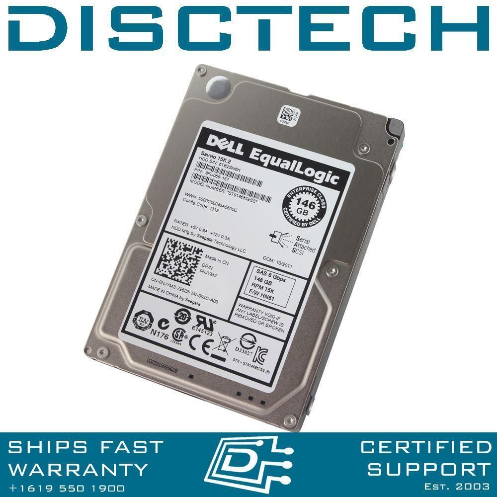 Dell EqualLogic NJYM3 | Seagate Savvio ST9146852SS 15K.2 146GB 15K SAS HDD