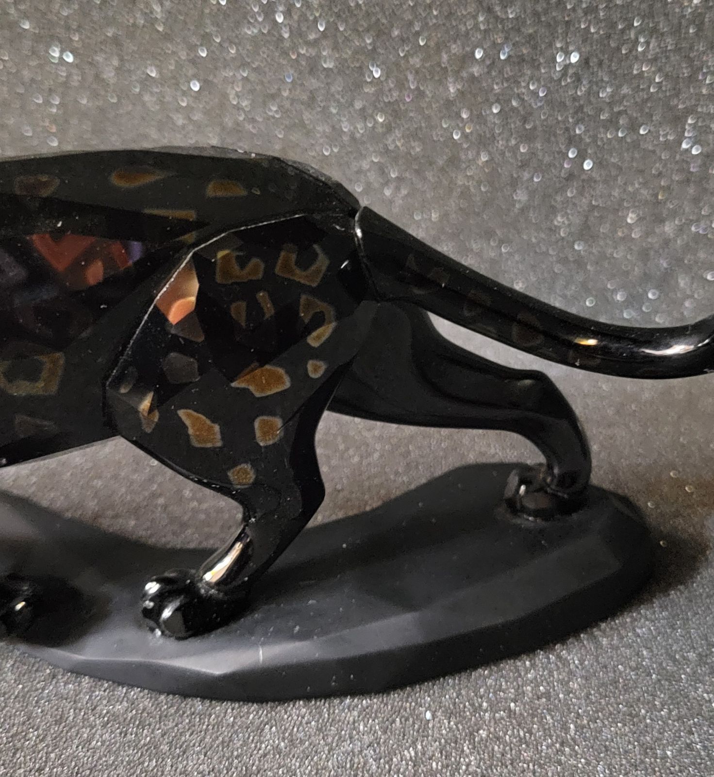 極美品・箱＆証明書付】スワロフスキー（Swarovski） ジャガー