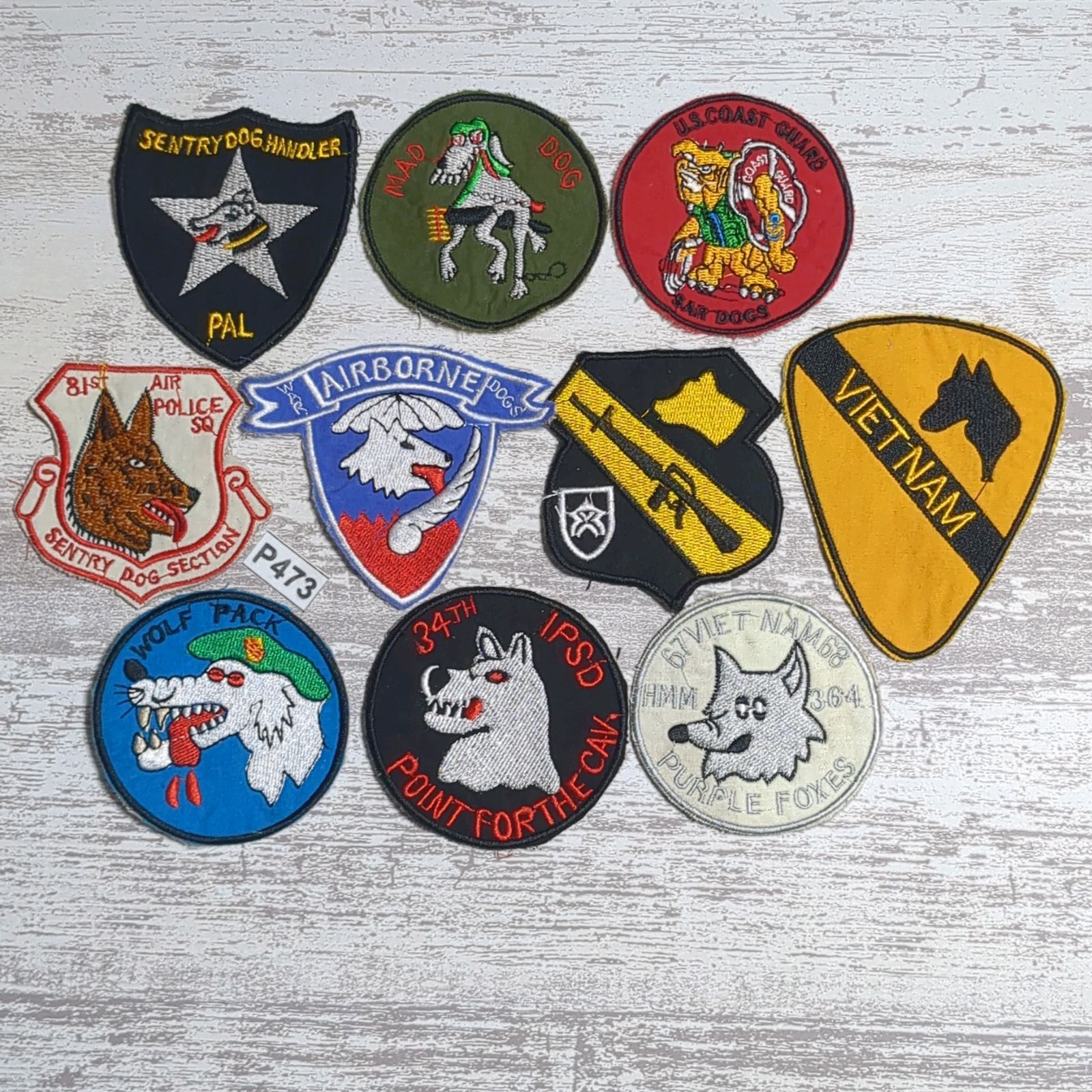 ☆P473 DOG ベトナム 戦争 ワッペン 10枚 - メルカリ ☆P473 DOG ベトナム 戦争 ワッペン 10枚 - メルカリ
