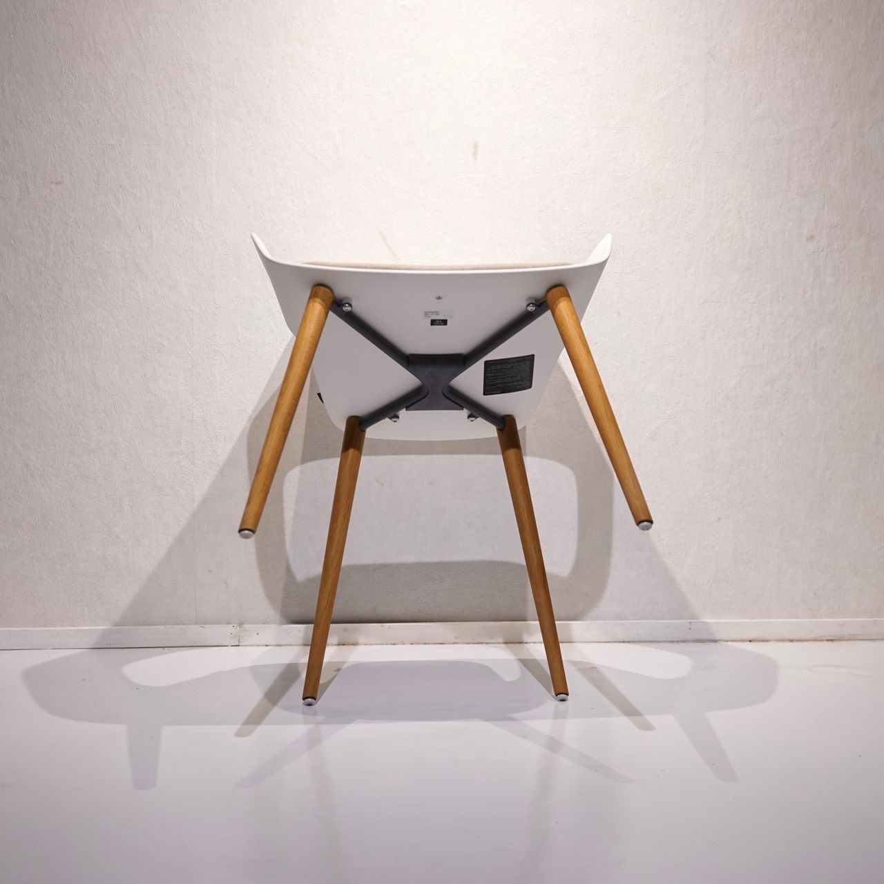 ファブリック座面 木脚