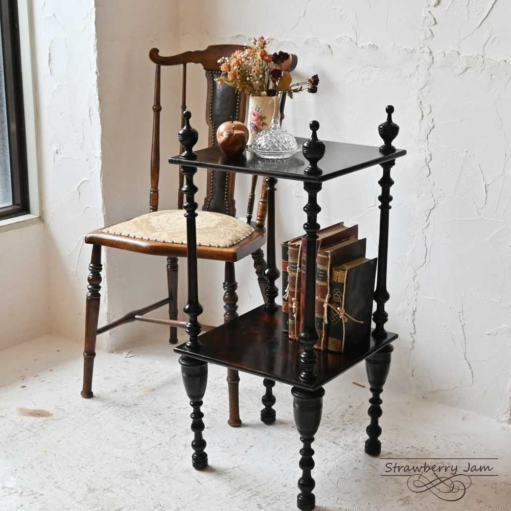 L3612-19 英国アンティーク ソーイングボックス サイドキャビネット