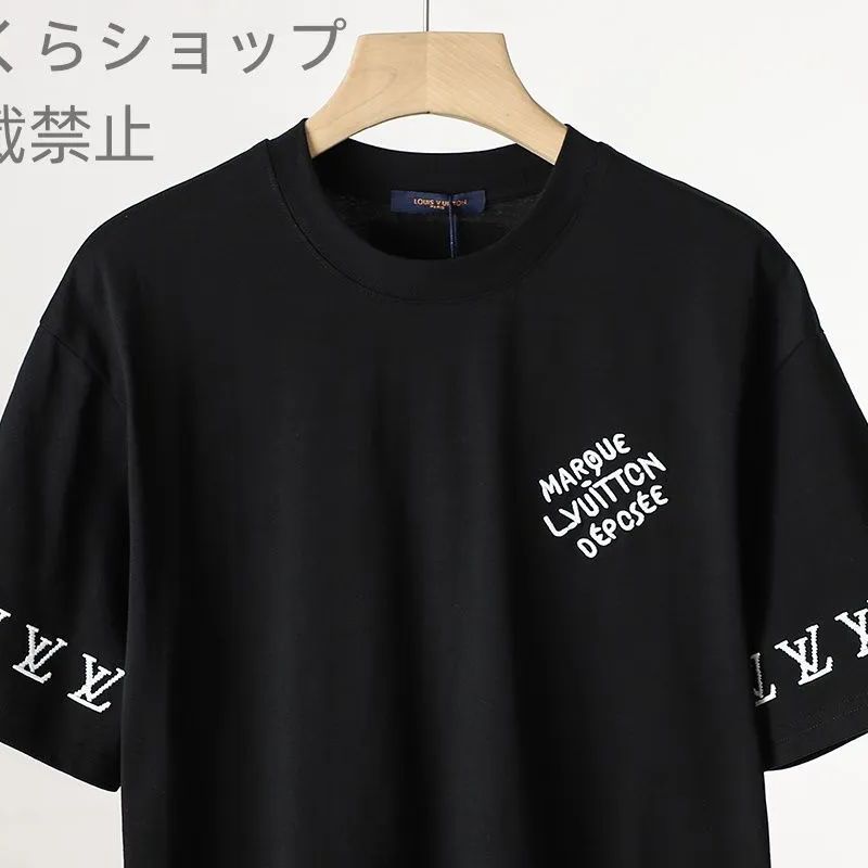Louis Vuitton ルイ・ヴィトン/ 刺繍半袖Tシャツ 、男女共通 - メルカリ