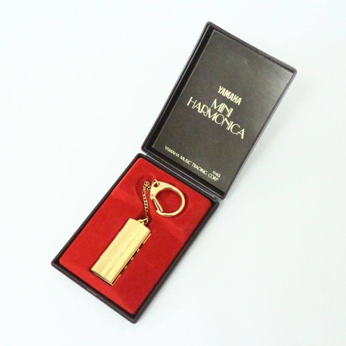 ST] 美品 未使用 生産完了品 ヤマハ ミニハーモニカ 金 ゴールド