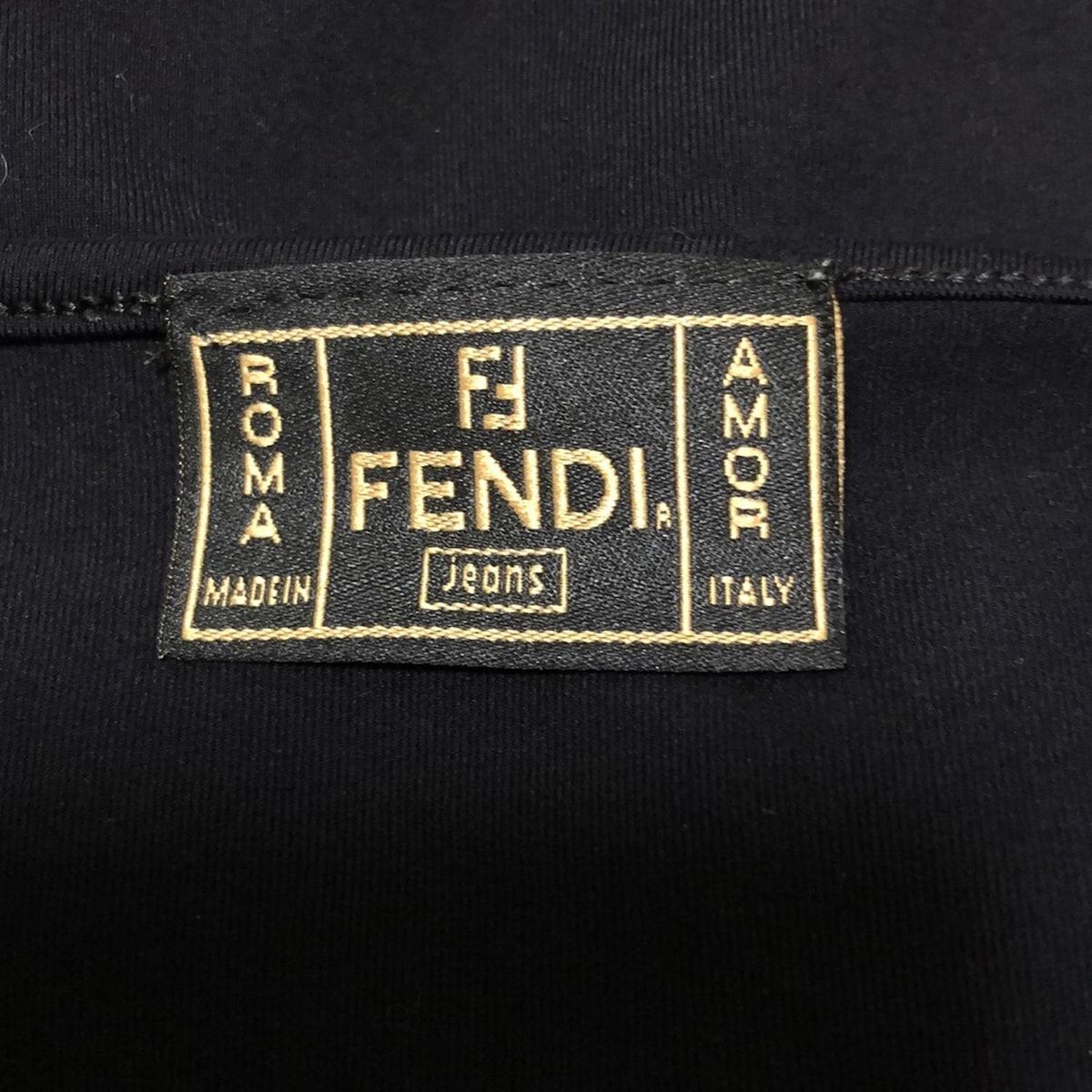 フェンディジーンズ FENDI jeans チュール付きキャミソール ブラウン サイズ：40 FENDI jeans(フェンディジーンズ) チュール付きキャミソール