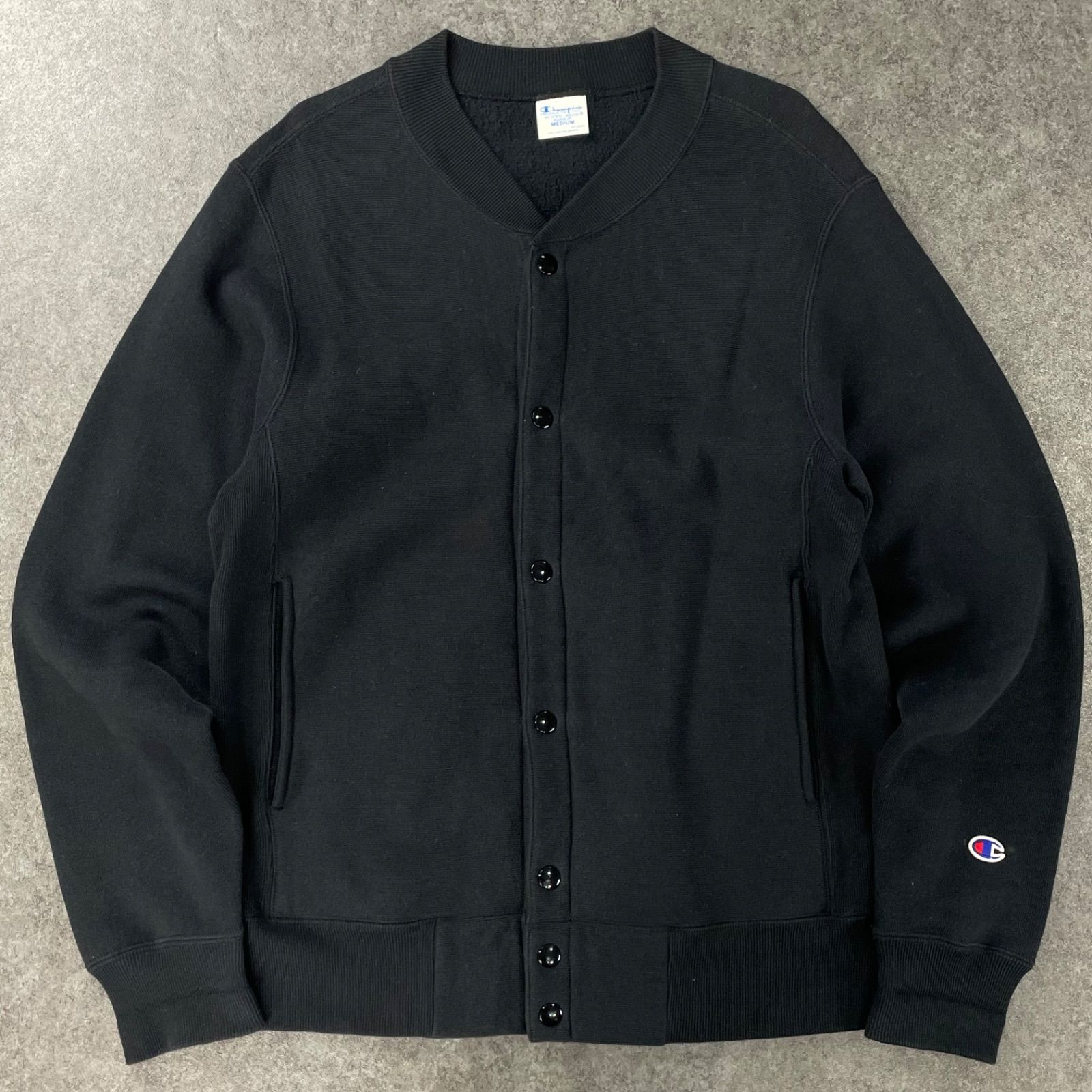 青単タグ Champion Reverse Weave SNAP SWEAT SHIRT チャンピオン 